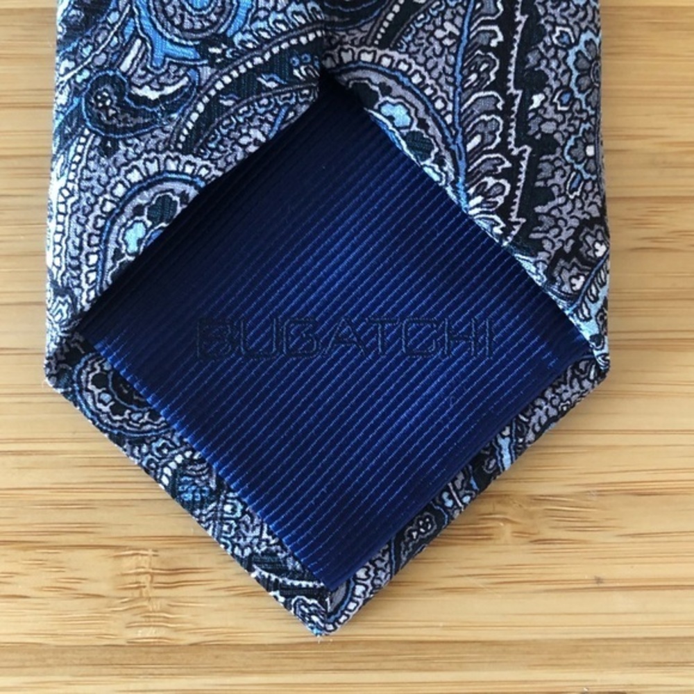 Bugatchi Silk Tie In Rich Blue Paisley Print!